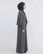 Modest Elastic Sleeve Abaya - Noor & Grace