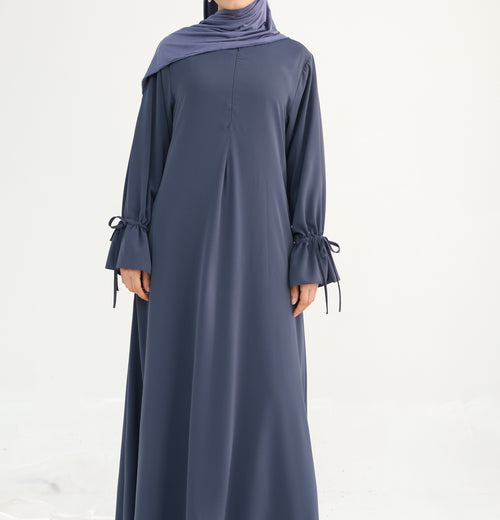 Nida Ruffle Sleeve Abaya - Noor & Grace