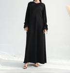 Nida Ruffle Sleeve Abaya - Noor & Grace
