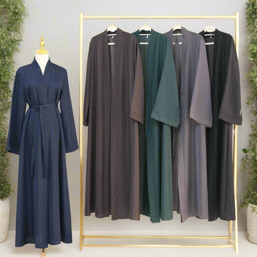 Noura Luxe Kimono Abaya (عباية نورا الفاخرة الكيمونو) - Noor & Grace