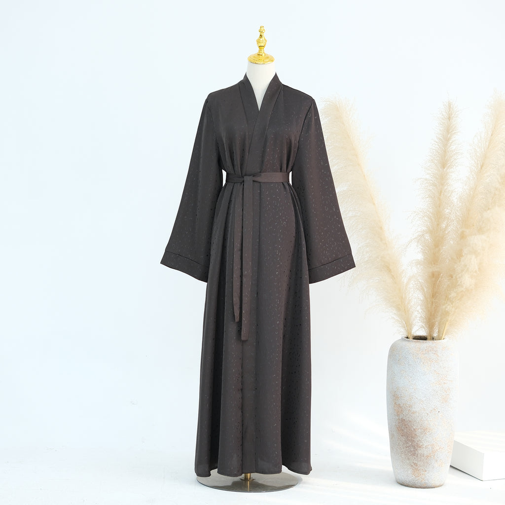 Noura Luxe Kimono Abaya(slim fit style) - Noor & Grace