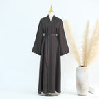 Noura Luxe Kimono Abaya(slim fit style) - Noor & Grace