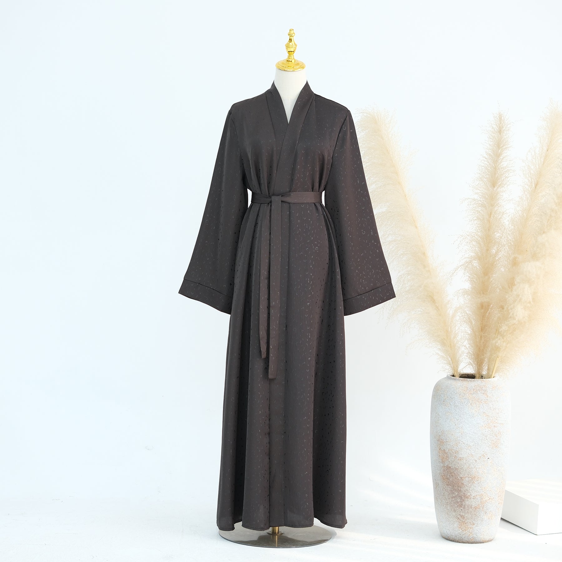 Noura Luxe Kimono Abaya(slim fit style) - Noor & Grace