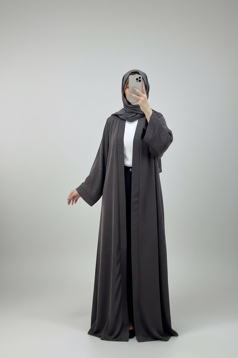 Noura Luxe Kimono Abaya(slim fit style) - Noor & Grace