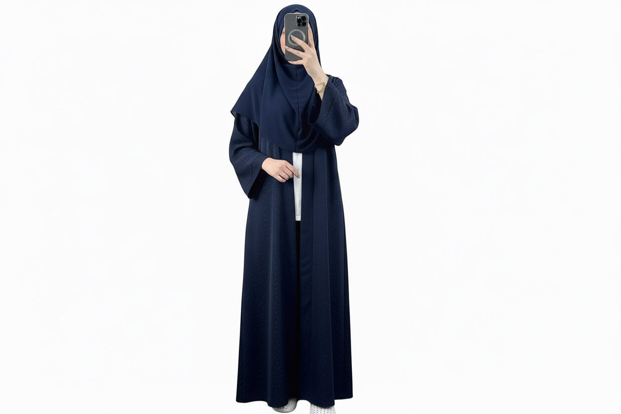 Noura Luxe Kimono Abaya(slim fit style) - Noor & Grace