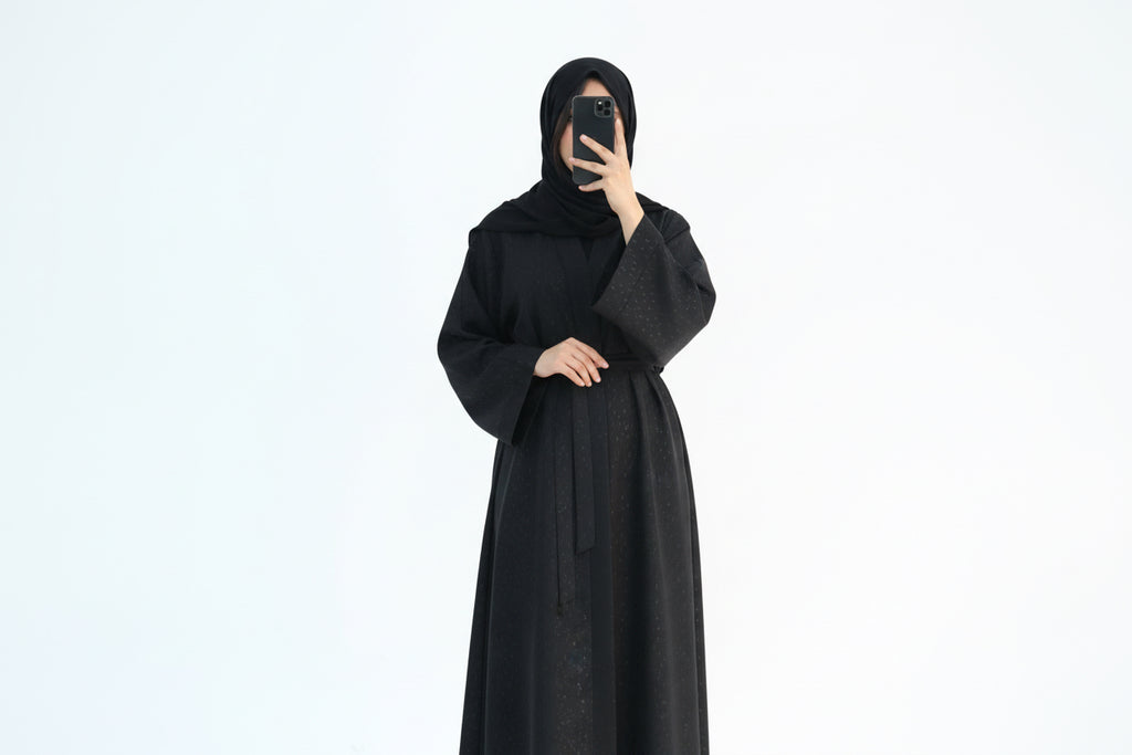 Noura Luxe Kimono Abaya (عباية نورا الفاخرة الكيمونو) - Noor & Grace