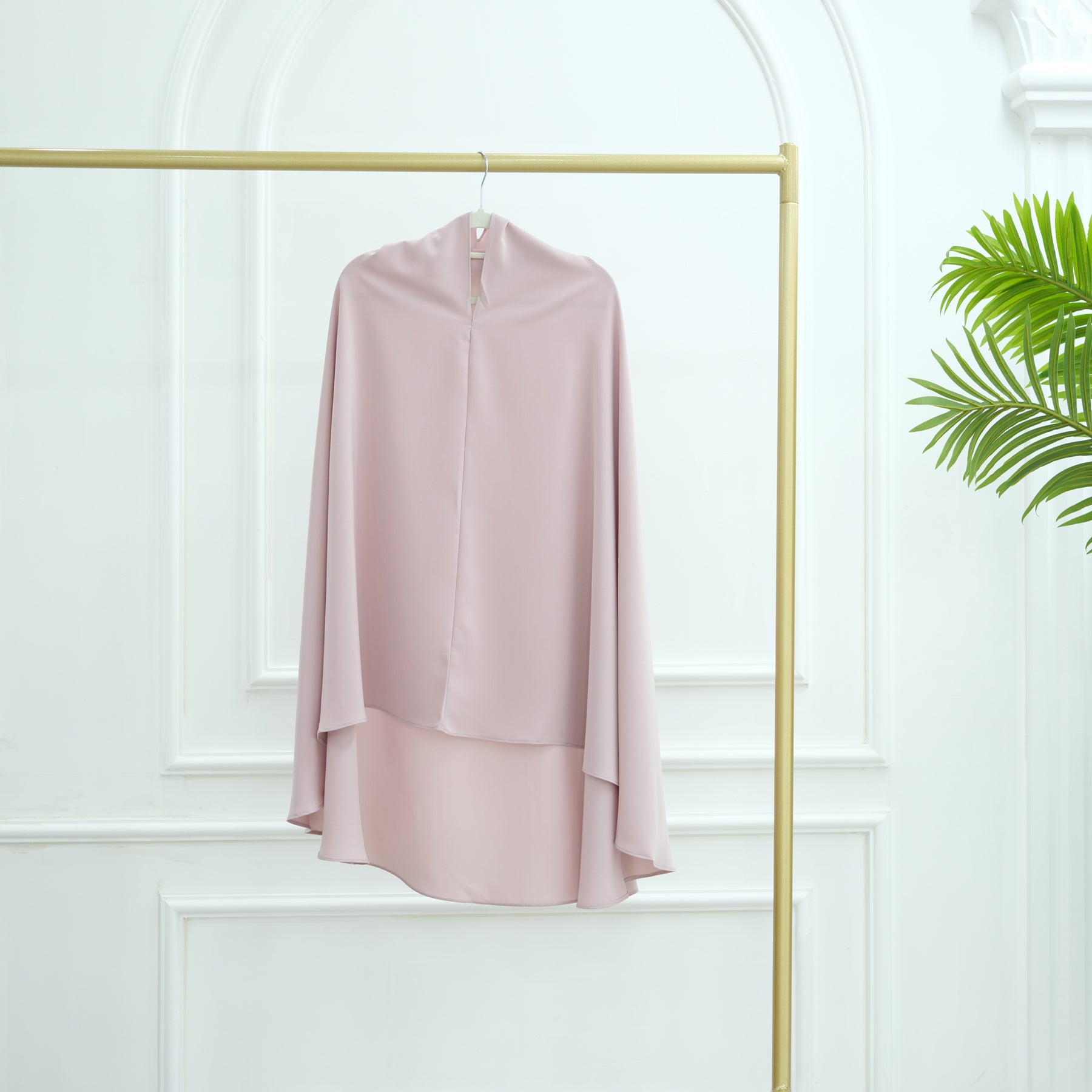 Powder Pink Nida Khimar - Noor & Grace