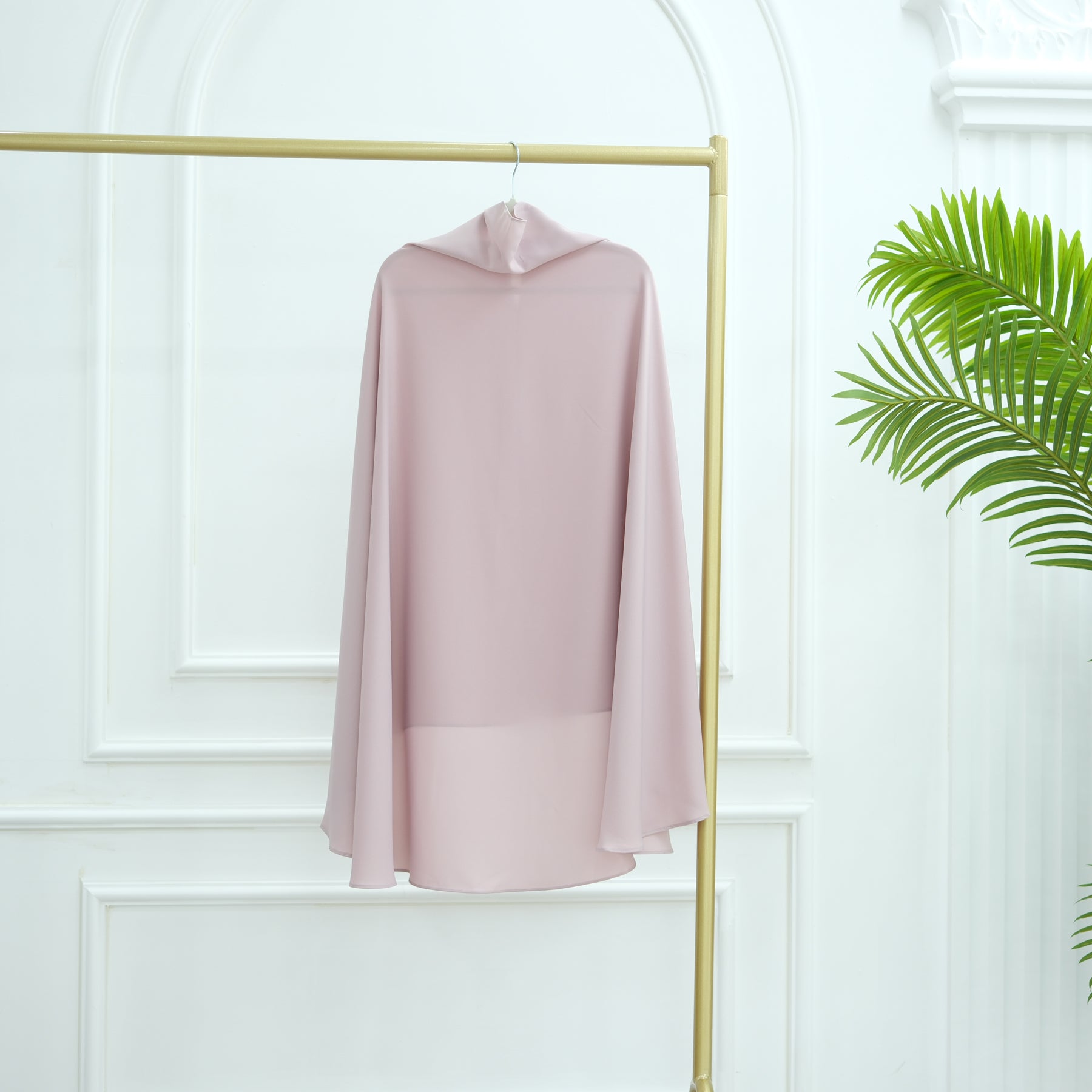 Powder Pink Nida Khimar - Noor & Grace
