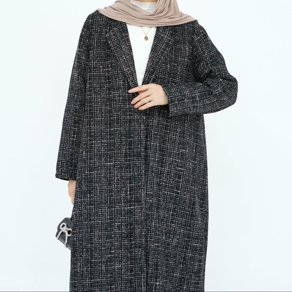 Premium Winter Blazer Abaya - Noor & Grace