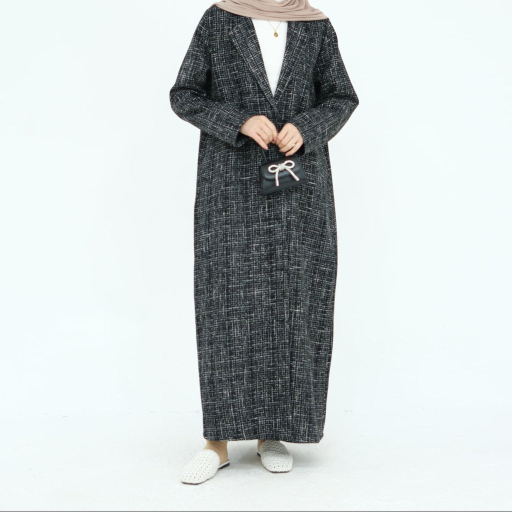 Premium Winter Blazer Abaya - Noor & Grace
