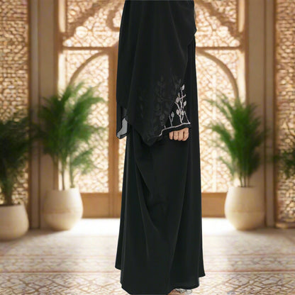 Qamar Al-Nida Abaya (عباءة قمر الندى) - Noor & Grace