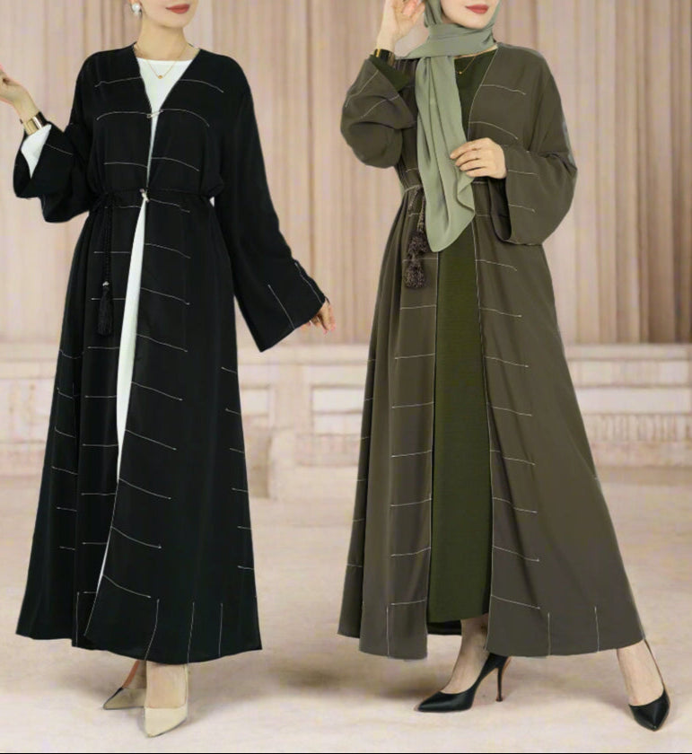 Safaa Al-Nida Abaya (عباية صفاء الندى) - Noor & Grace