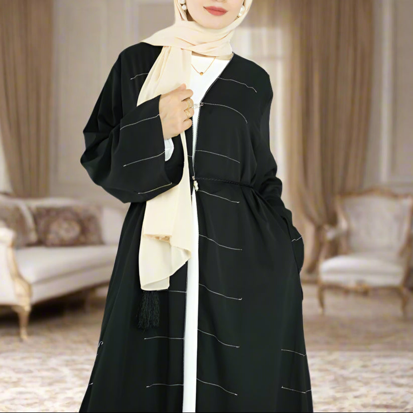Safaa Al-Nida Abaya (عباية صفاء الندى) - Noor & Grace