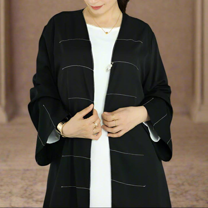 Safaa Al-Nida Abaya (عباية صفاء الندى) - Noor & Grace