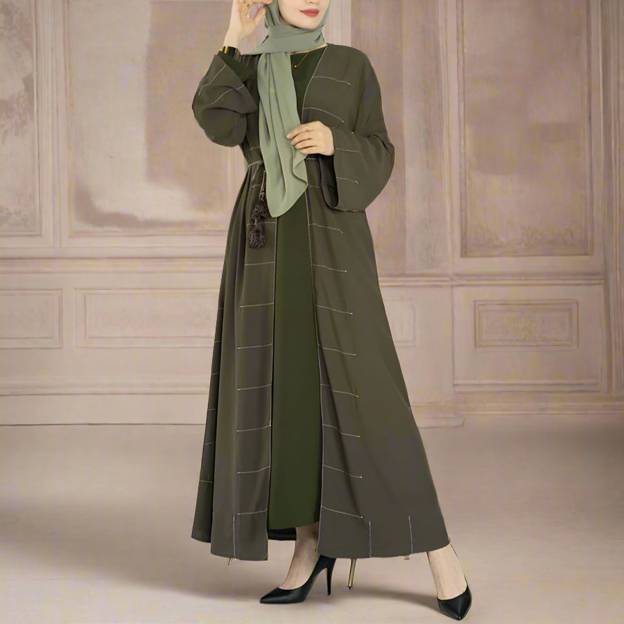 Safaa Al-Nida Abaya (عباية صفاء الندى) - Noor & Grace