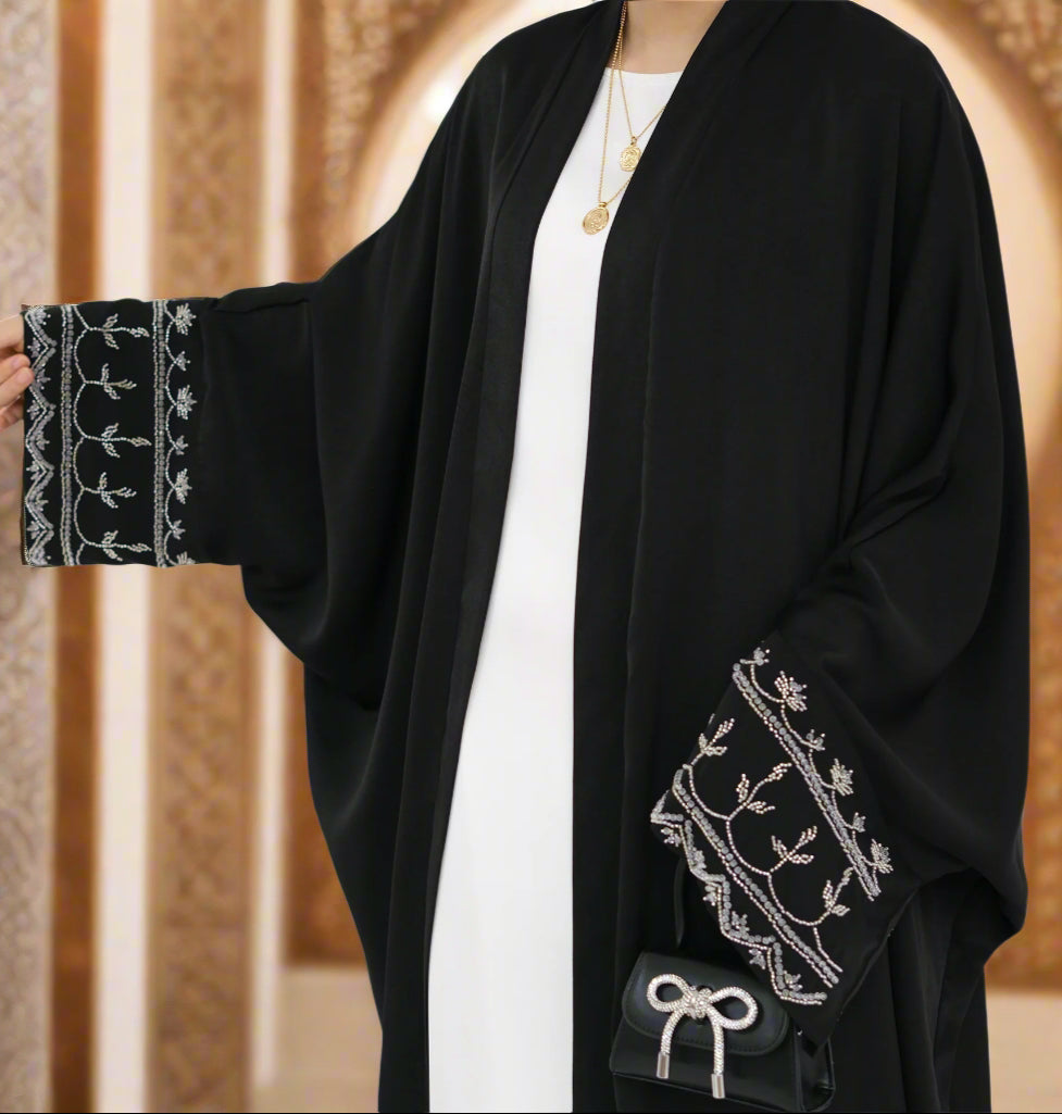 Samara Luxe Abaya (عباية سمارة الفاخرة) - Noor & Grace