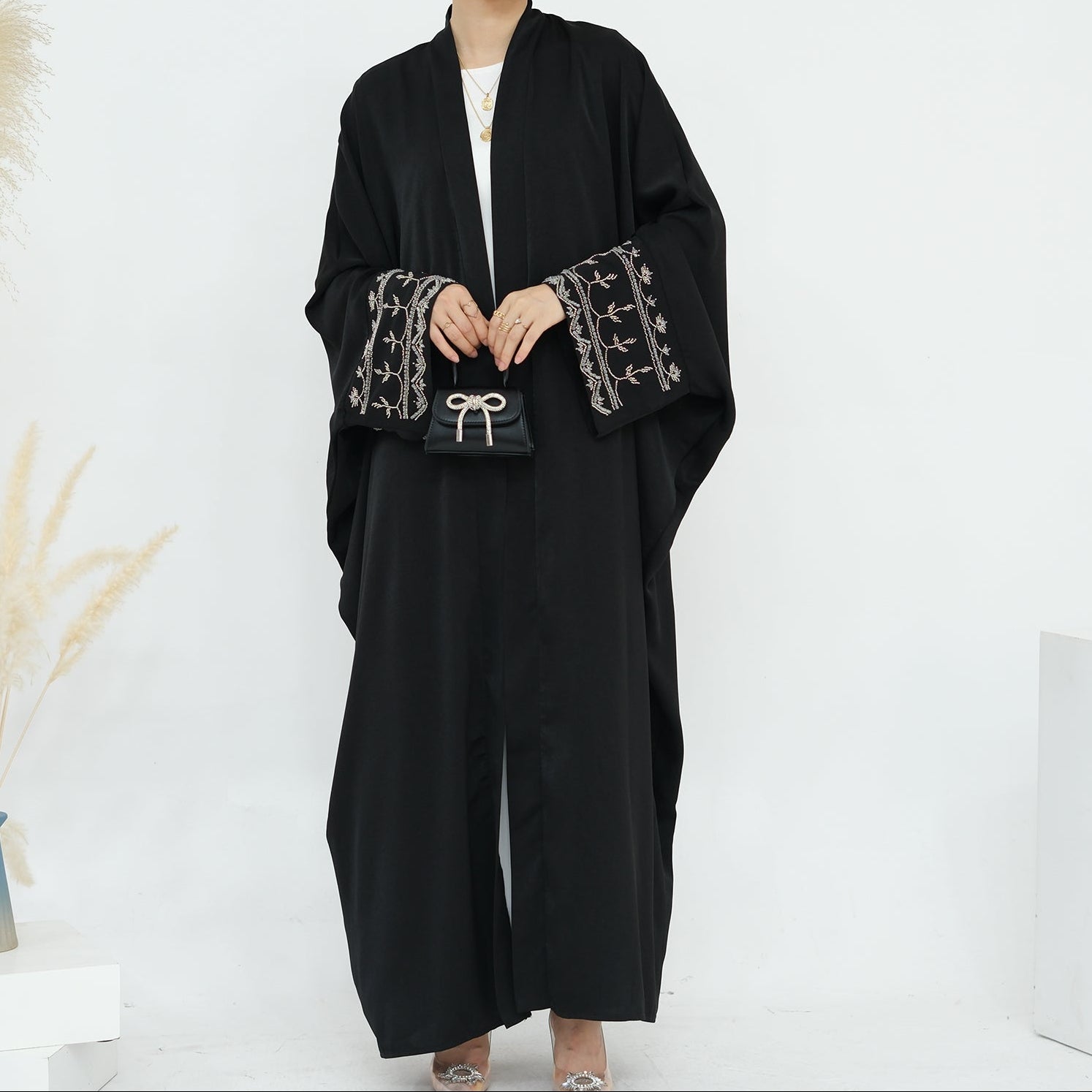 Samara Luxe Abaya (عباية سمارة الفاخرة) - Noor & Grace
