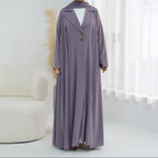 Soft Elegance Abaya Coat - Noor & Grace