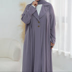 Soft Elegance Abaya Coat - Noor & Grace