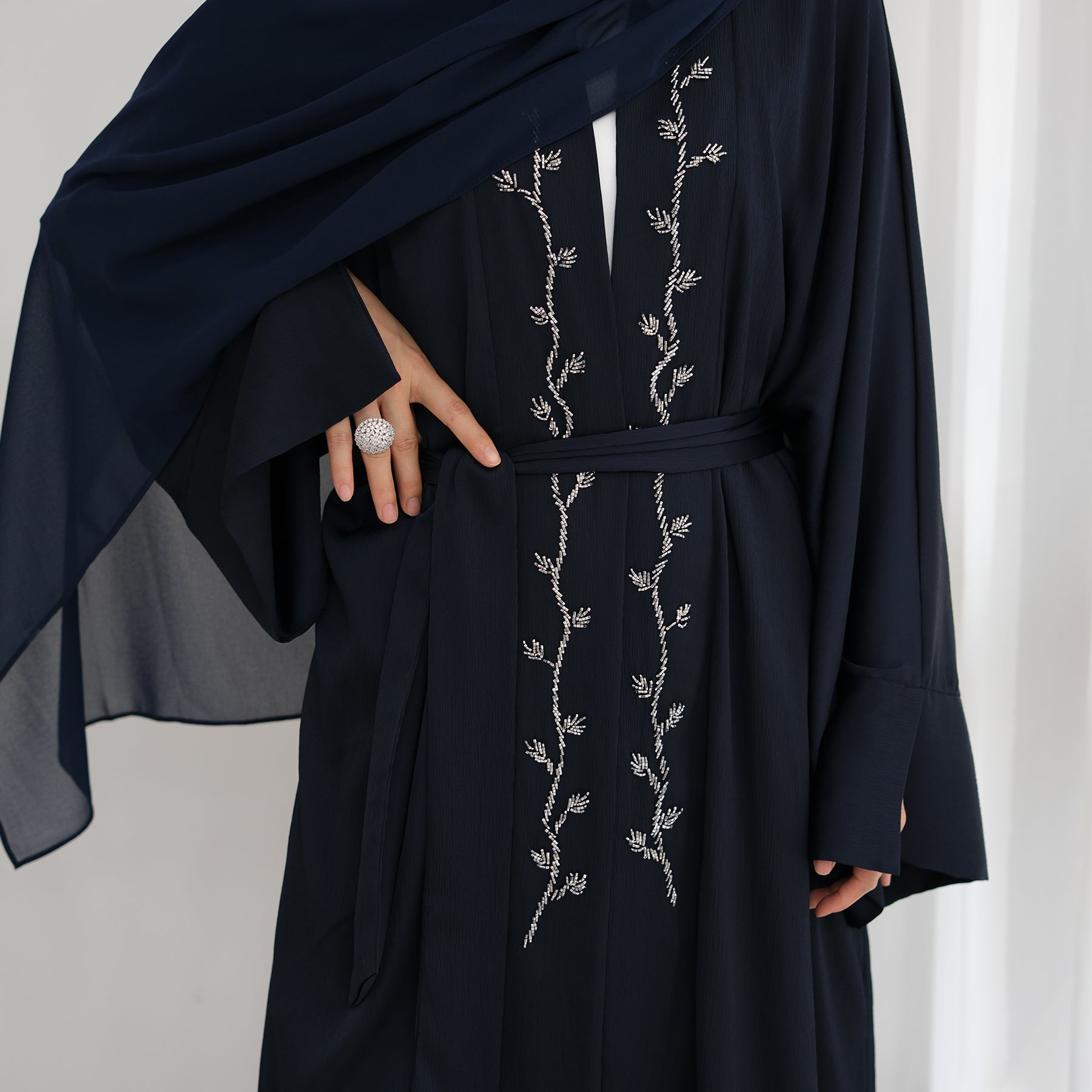 Sundus Luxury Abaya (عباية سندس الفاخرة) - Noor & Grace