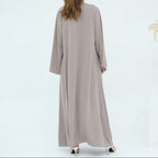 Taro Full-Sleeve Nida Inner Abaya - Noor & Grace