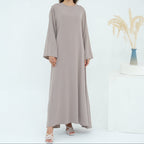 Taro Full-Sleeve Nida Inner Abaya - Noor & Grace