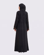 Yasmin Nida Lace Patchwork Abaya - Noor & Grace