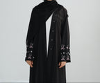 Zeena Embroidered Abaya - Noor & Grace