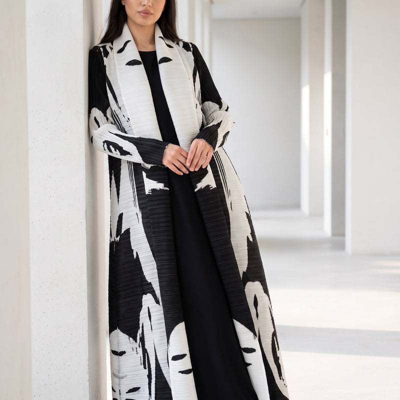 abstract-printed-pleated-open-stretchable-abaya-noor-and-grace