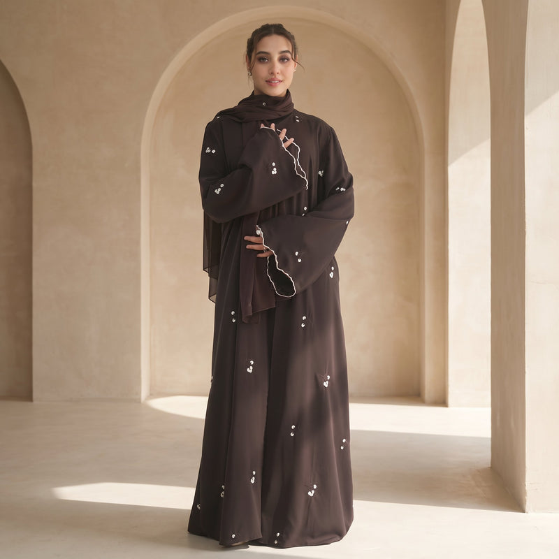 amara-nida-flower-emboridered-abaya-coffee-noor-and-grace