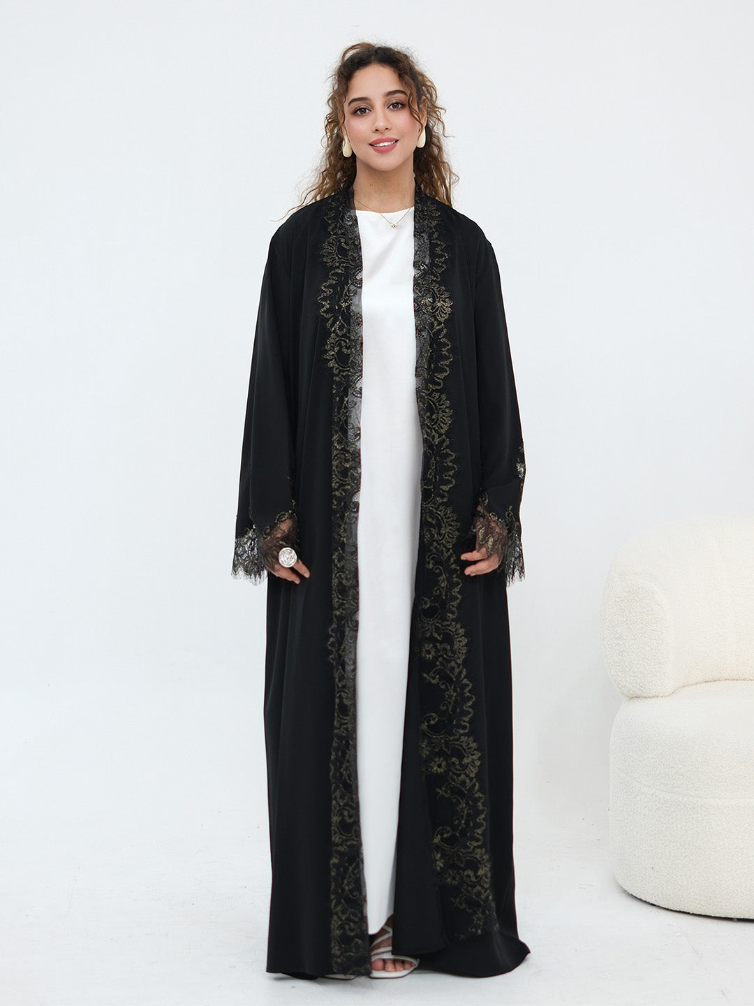 dubai-lace-trim-wide-sleeves-open-front-abaya-nida-black-noor-and-grace