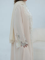 dubai-lace-trim-wide-sleeves-open-front-abaya-nida-champage-cream-noor-and-grace