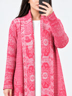 geometric-rose-pleated-kimono-abaya-pink-noor-and-grace
