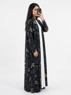 haya-pleated-earth-stretchable-abaya-black-noor-and-grace