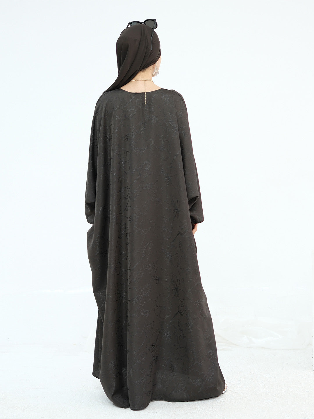 midnight-butterfly-satin-abaya-dark-coffee-noor-and-grace