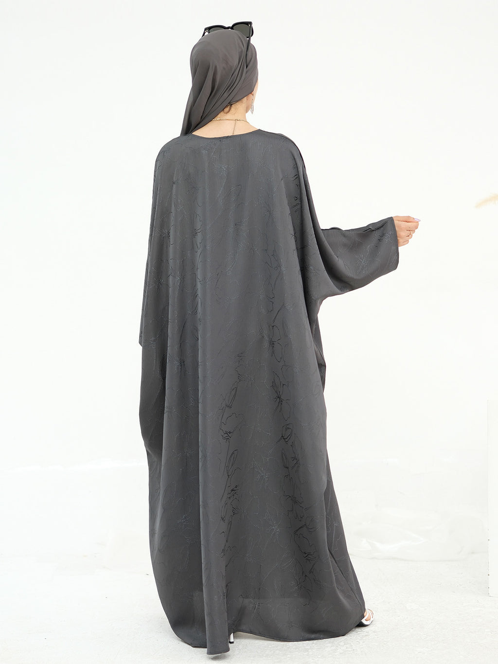 midnight-butterfly-satin-abaya-dark-gray-noor-and-grace