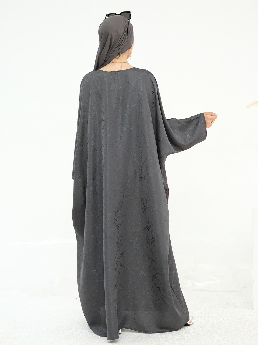 midnight-butterfly-satin-abaya-dark-gray-noor-and-grace