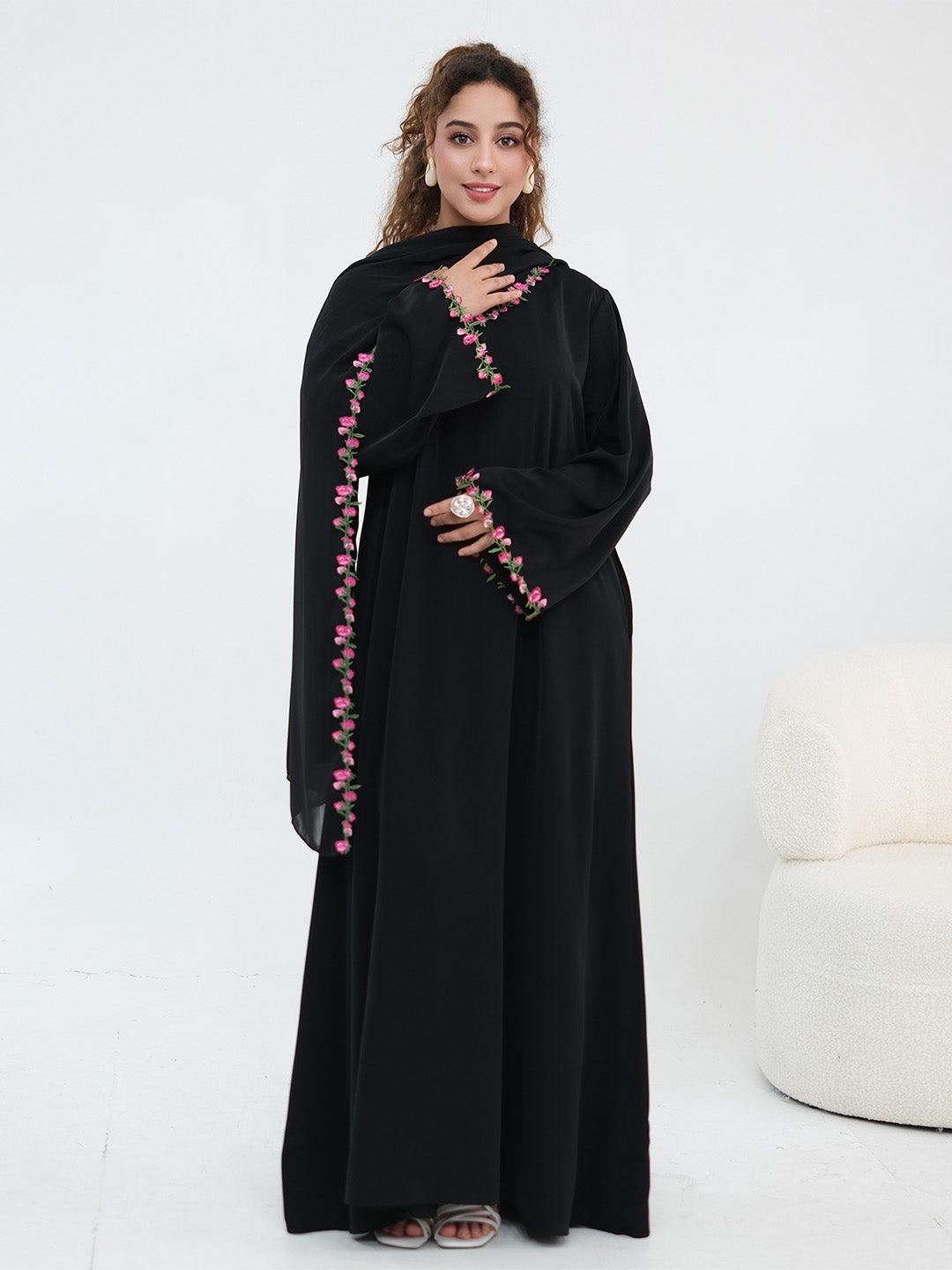 nida-flower-lace-abaya-set-black-noor-and-grace