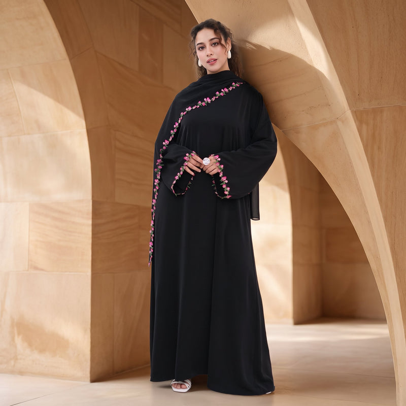 nida-flower-lace-abaya-set-black-noor-and-grace