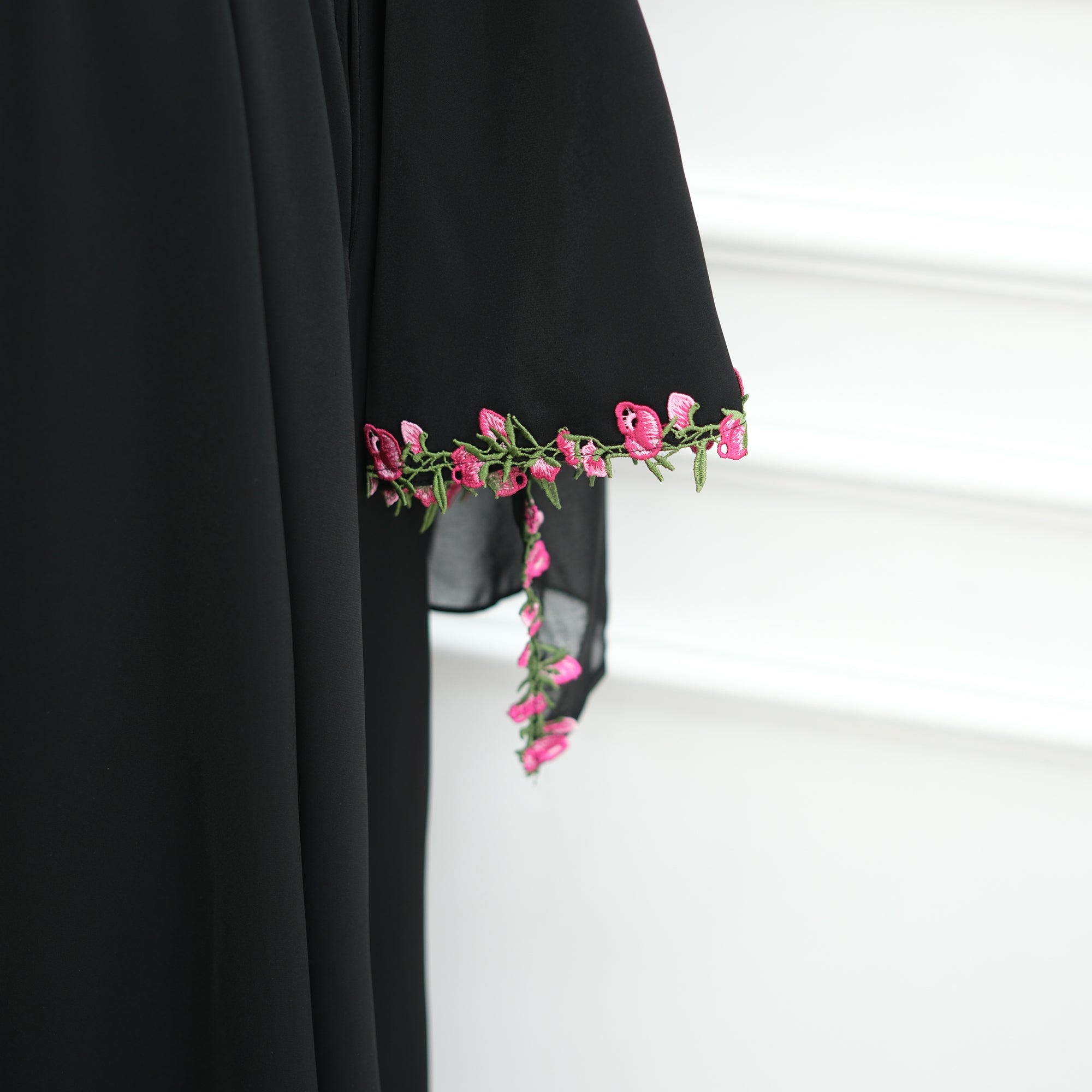 Nida Flower Lace Abaya Set