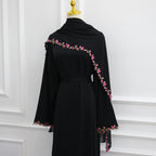 Nida Flower Lace Abaya Set