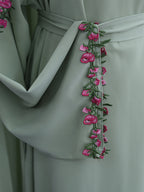 nida-flower-lace-abaya-set-green-noor-and-grace