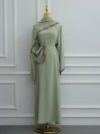 nida-flower-lace-abaya-set-green-noor-and-grace