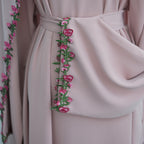 Nida Flower Lace Abaya Set