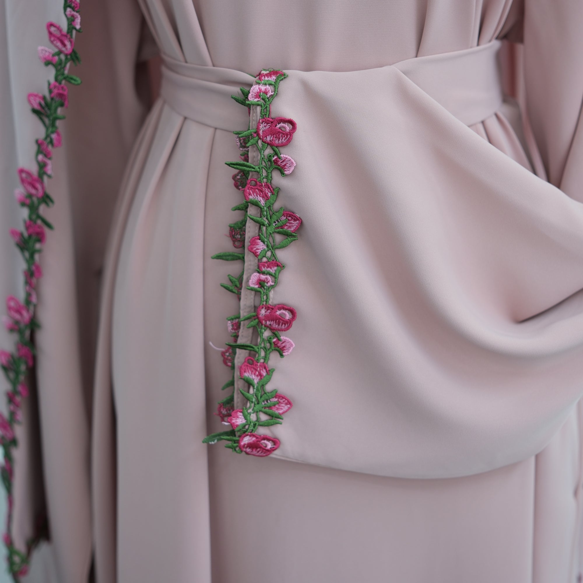 Nida Flower Lace Abaya Set