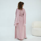 Nida Flower Lace Abaya Set