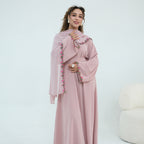 Nida Flower Lace Abaya Set
