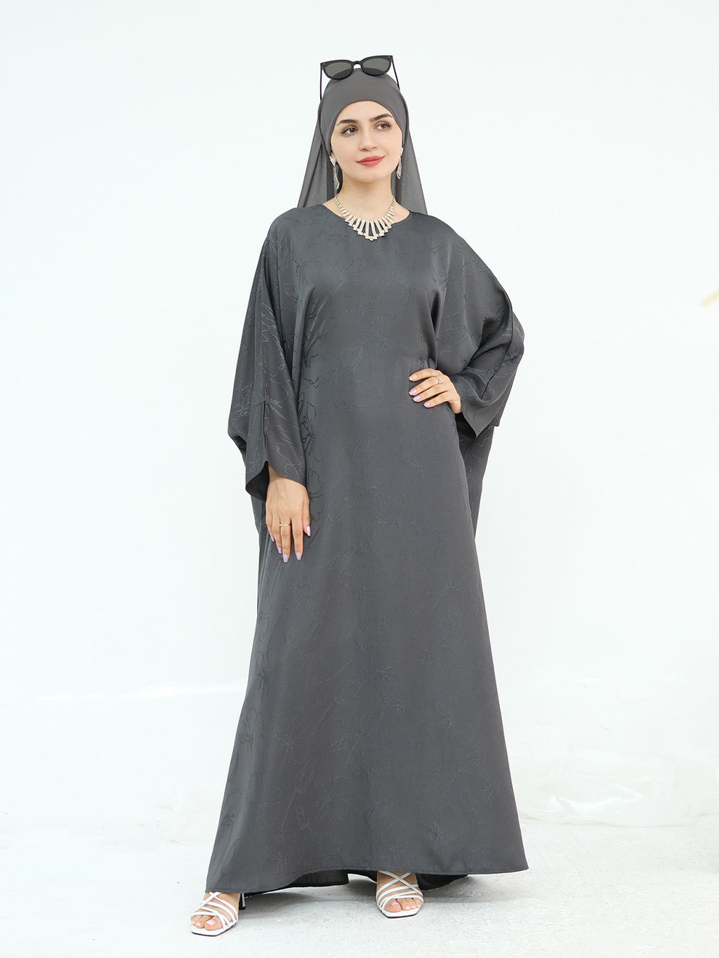 midnight-butterfly-satin-abaya-dark-coffee-black-dark-gray-noor-and-grace