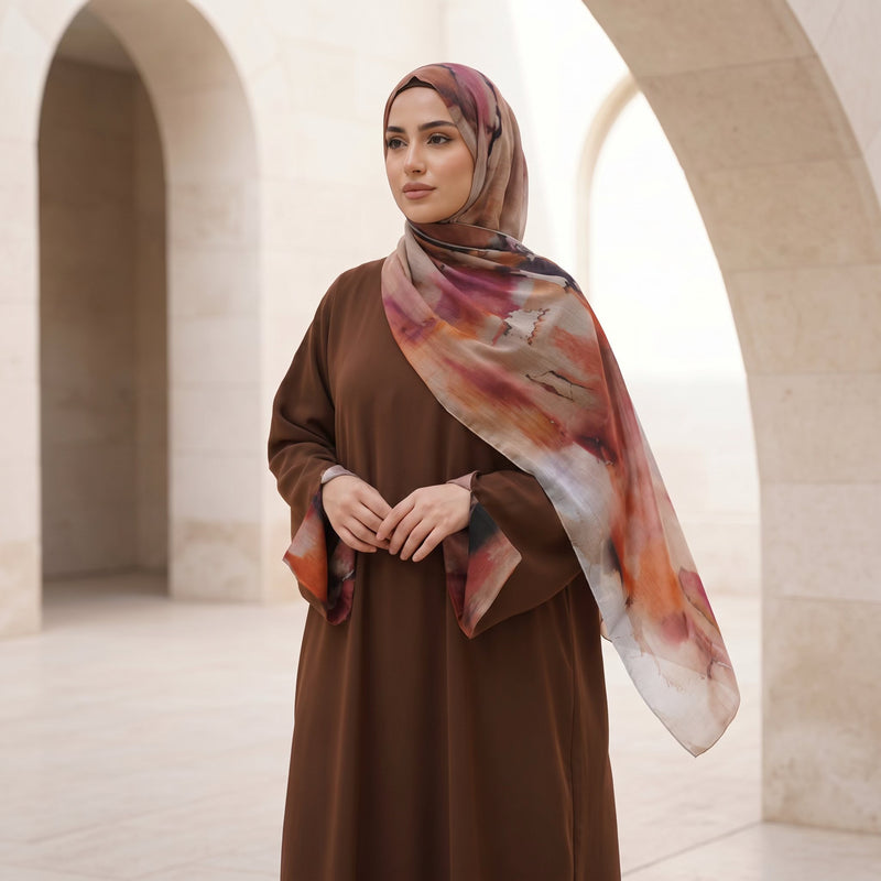 rida-al-nida-abaya-brown-abaya-hijab-set-noor-and-grace