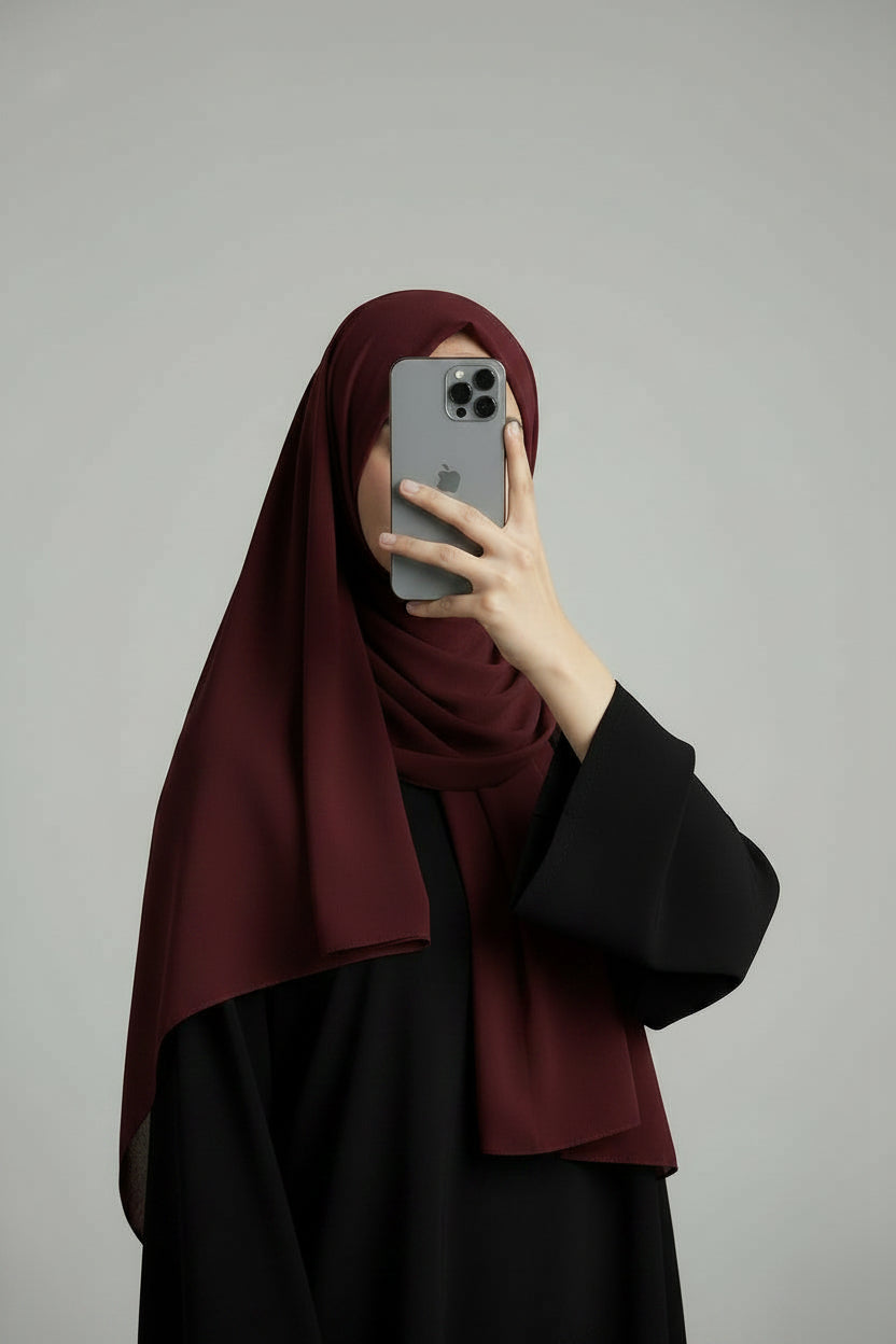 rose-red-chiffon-hijab-noor-and-grace